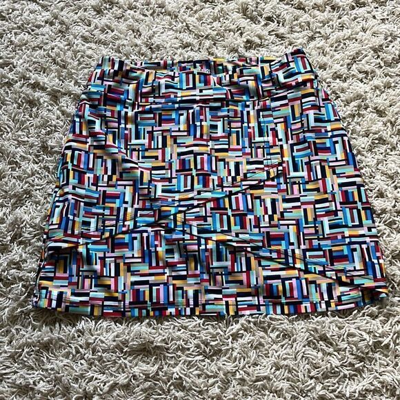 Tzu Tzu Charlotte Golf Skort, Multi Color Design Pickleball,  Tennis, golf  M - Picture 2 of 16